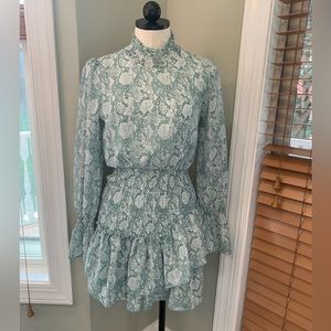 NWOT | Ruffle skirt Snakeprint Dress| Size Small